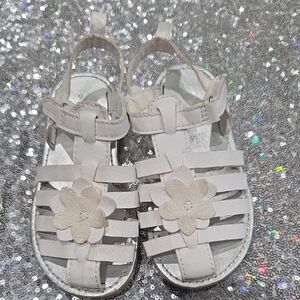 Carter's White Flower Sandals for Kids